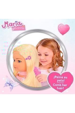 Tête à coiffer Maria Princesse 28 pièces - Dès 3 ans