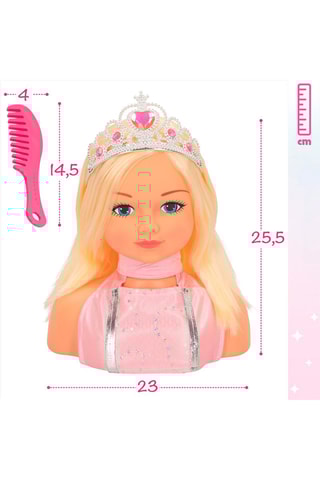 Tête à coiffer Maria Princesse 28 pièces - Dès 3 ans