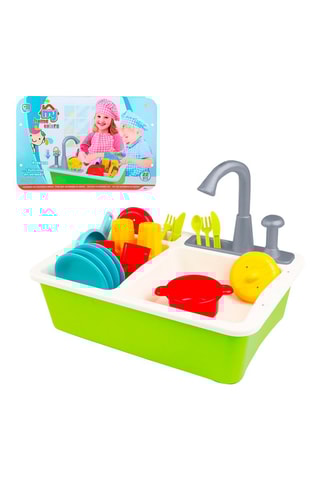 Evier avec ustensiles de cuisine 22 pièces - Dès 3 ans