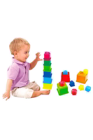 Blocs animaux à assembler 16 pièces - Dès 12 mois