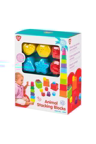 Blocs animaux à assembler 16 pièces - Dès 12 mois