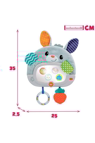 Miroir de lit lapin Gris