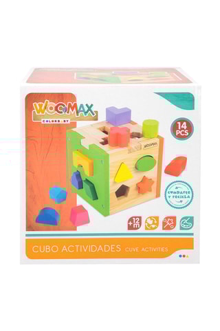 Cube d'activités en bois - 14 pièces Dès 12 mois