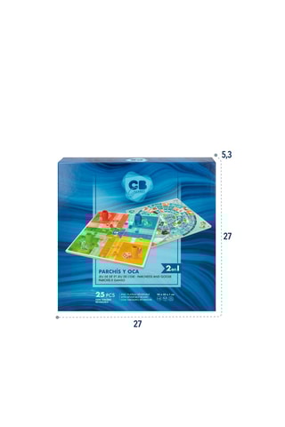 Jeu de l'oie et de petits chevaux en bois - Dès 4 ans