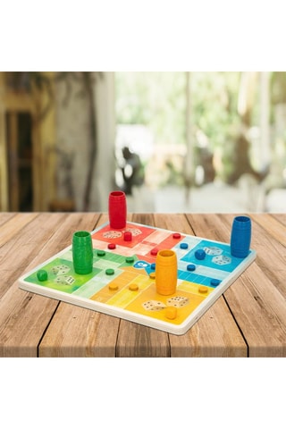 Jeu de l'oie et de petits chevaux en bois - Dès 4 ans