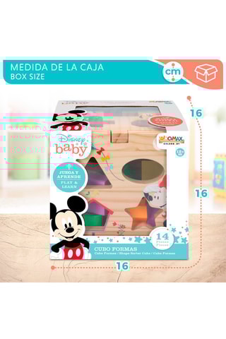Cube-puzzle en bois Disney Dès 2 ans