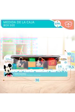 Train en bois Mickey et ses amis Disney - 14 pièces - Dès 18 mois