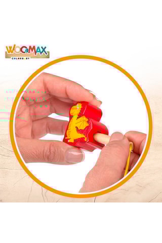 Jeu de construction en bois 32 pièces - Dès 18 mois