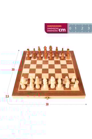 Jeu d'échecs en bois Dès 6 ans