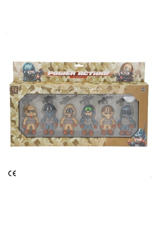 6 figurines soldats - Dès 3 ans