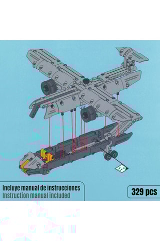 Maquette avion militaire - 329 pièces - Dès 6 ans
