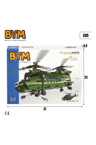 Maquette hélicoptère 2-en-1 - 393 pièces - Dès 6 ans