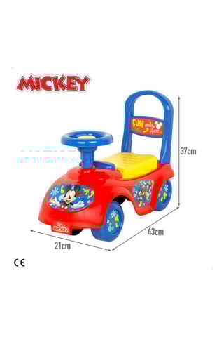 Porteur Mickey Disney - Rouge - Dès 12 mois