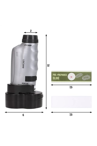 Microscópio portátil 2 em 1 Lisciani - A partir dos 7 anos