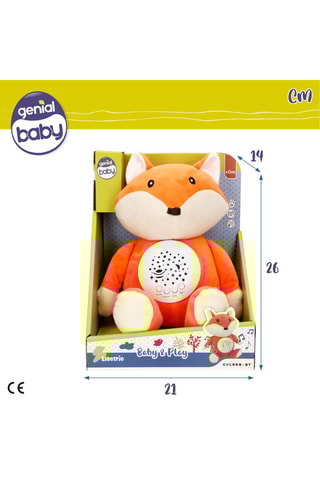 Peluche renard musical - Dès la naissance