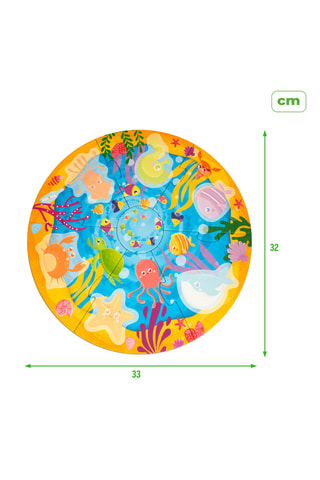 Puzzles criaturas marinhas - 13 peças - A partir de 1 ano