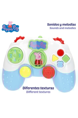 Manette de console et télécommande Peppa Pig - Dès 6 mois
