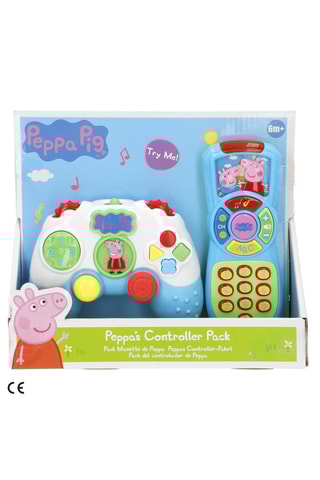 Manette de console et télécommande Peppa Pig - Dès 6 mois