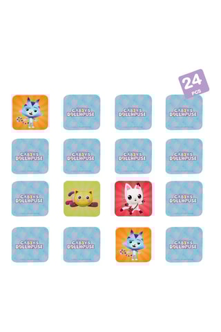 Jogo de memória Gabby e a Casa Mágica - A partir dos 3 anos