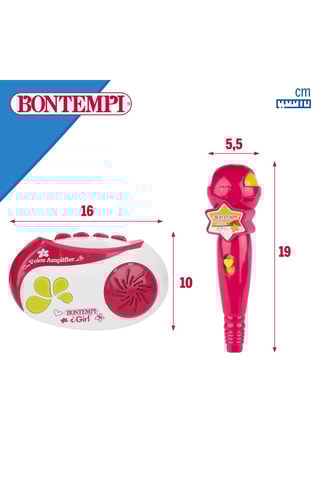 Microfone com amplificador - A partir dos 3 anos