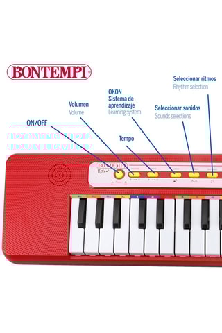 Teclado eletrónico - A partir dos 3 anos