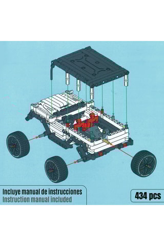 Kit de construction de véhicule tout-terrain à rétrofriction BYM - 434 pièces - Dès 6 ans