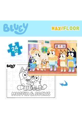 Puzzle réversible Bluey - 24 pièces - Dès 3 ans