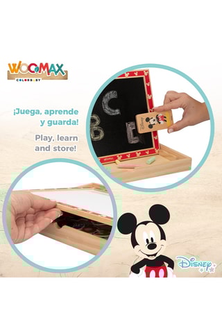 Tableau magnétique réversible en bois - 48 pièces - Dès 4 ans