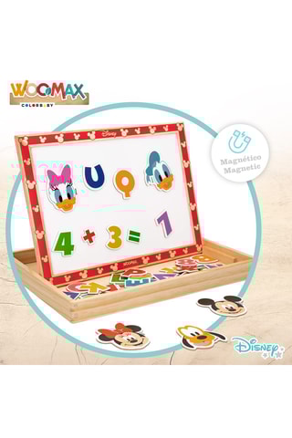 Tableau magnétique réversible en bois - 48 pièces - Dès 4 ans