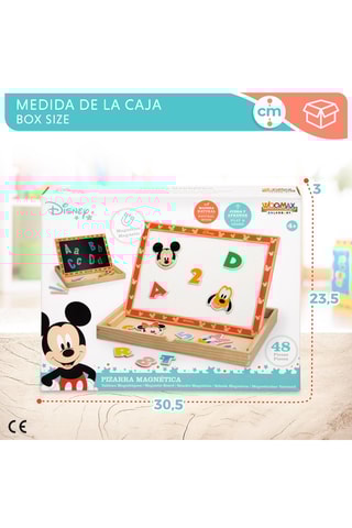 Tableau magnétique réversible en bois - 48 pièces - Dès 4 ans