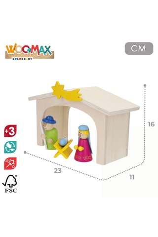 Crèche en bois - Dès 3 ans