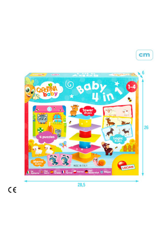 Coffret a quinta 4 em 1 - 73 peças - A partir dos 12 meses