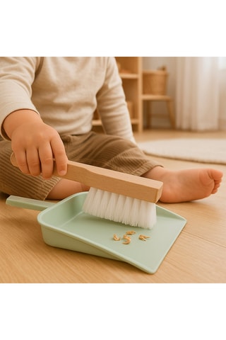 Coffret de nettoyage en bois - Dès 3 ans