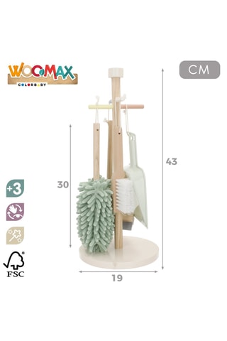 Coffret de nettoyage en bois - Dès 3 ans