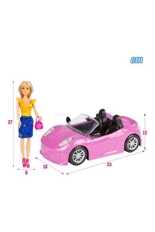 Poupée et voiture de sport - Dès 3 ans
