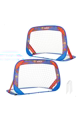 2 buts de football pop-up FC Barcelone - 120 x 80 x 80 cm - Dès 3 ans