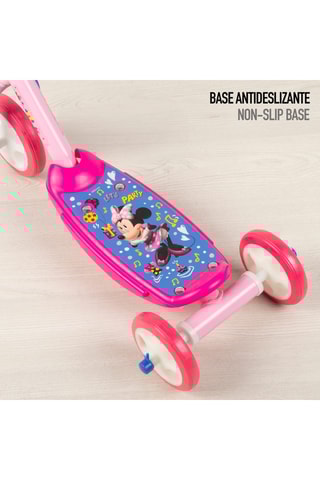 Trottinette à 3 roues Minnie Disney - Rose - Dès 2 ans - Jusqu'à 20 kg