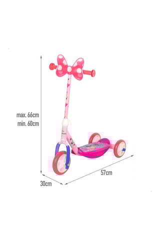 Trottinette à 3 roues Minnie Disney - Rose - Dès 2 ans - Jusqu'à 20 kg