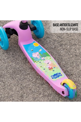 Trottinette Peppa Pig - Rose et bleu clair - Dès 24 mois