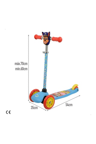 Trottinette Chase Pat’Patrouille - Bleu clair et rouge - Dès 24 mois