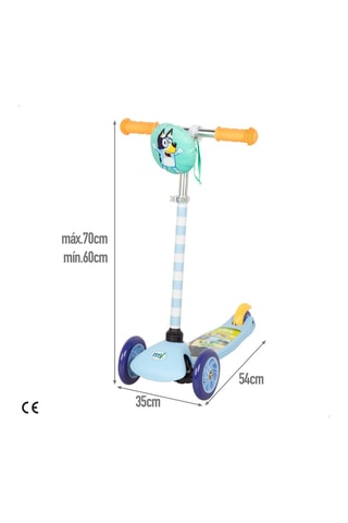 Trottinette Bluey - Ciel et jaune - Dès 24 mois