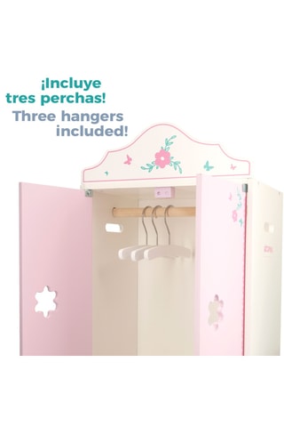 Armoire en bois pour poupée - Dès 3 ans