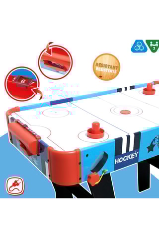Table de Hockey en bois - 81 x 63 x 42 cm - Dès 6 ans