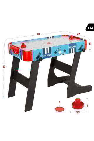 Table de Hockey en bois - 81 x 63 x 42 cm - Dès 6 ans