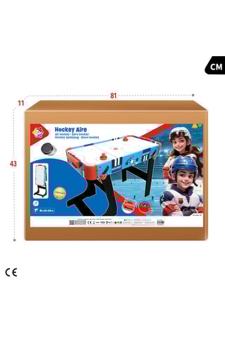 Table de Hockey en bois - 81 x 63 x 42 cm - Dès 6 ans