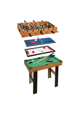 Table multijeux 4-en-1 en bois - Dès 6 ans