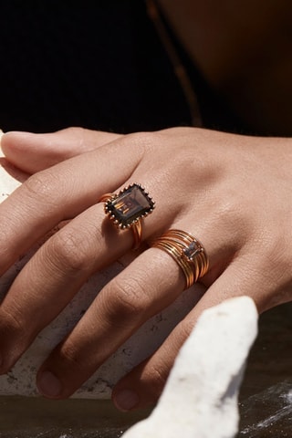 Ring - Roségoud en Rozenkwarts