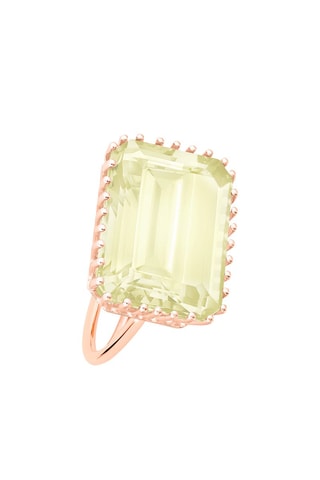 Ring - Roségoud en Kwarts