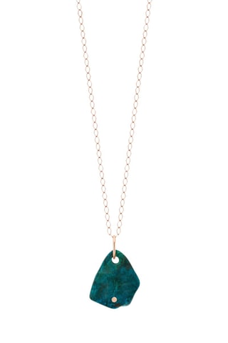 Ketting - Roségoud en Chrysocolla