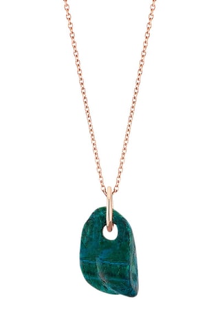 Ketting - Roségoud en Chrysocolla